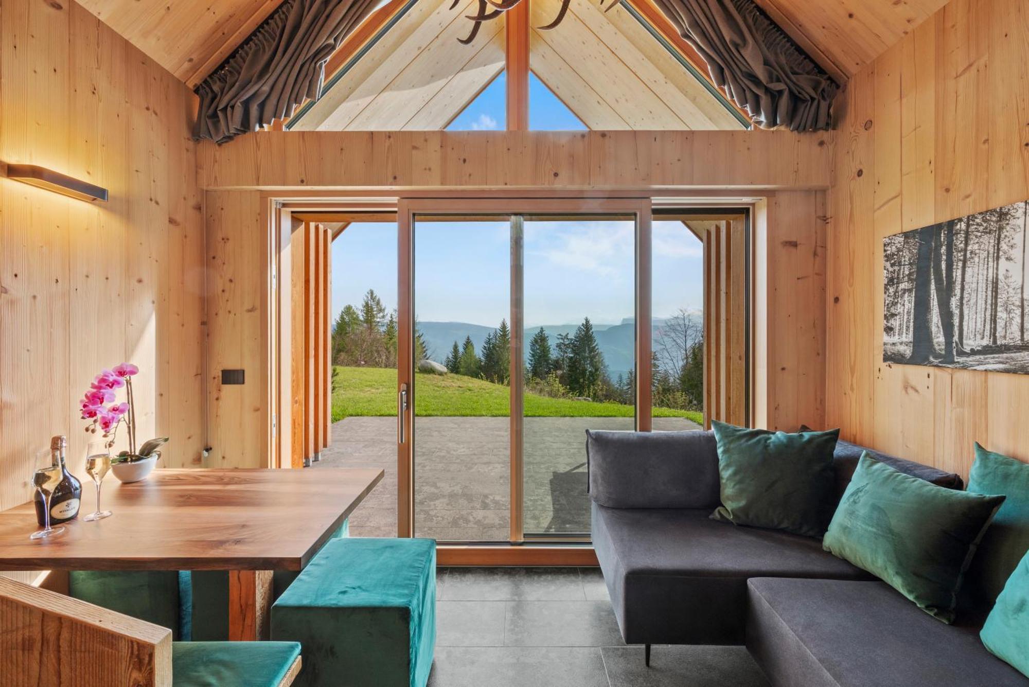 New Opening "Sissi Chalets" - Unique Luxury Hideaway With Mountain View & Sauna Mendola Exteriör bild