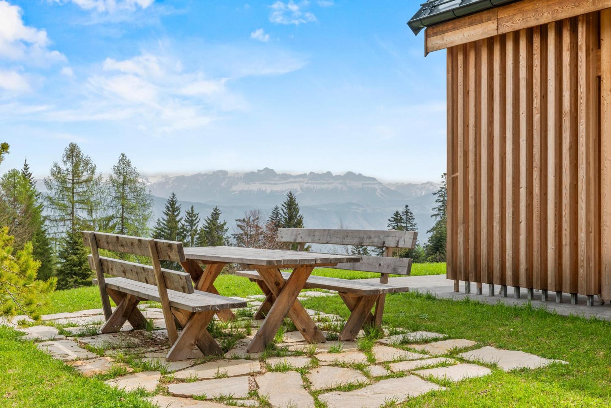 New Opening "Sissi Chalets" - Unique Luxury Hideaway With Mountain View & Sauna Mendola Exteriör bild