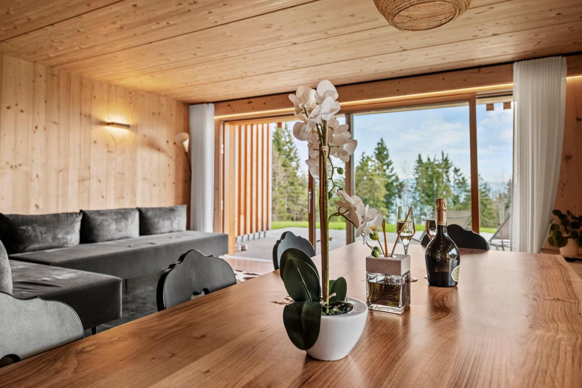 New Opening "Sissi Chalets" - Unique Luxury Hideaway With Mountain View & Sauna Mendola Exteriör bild