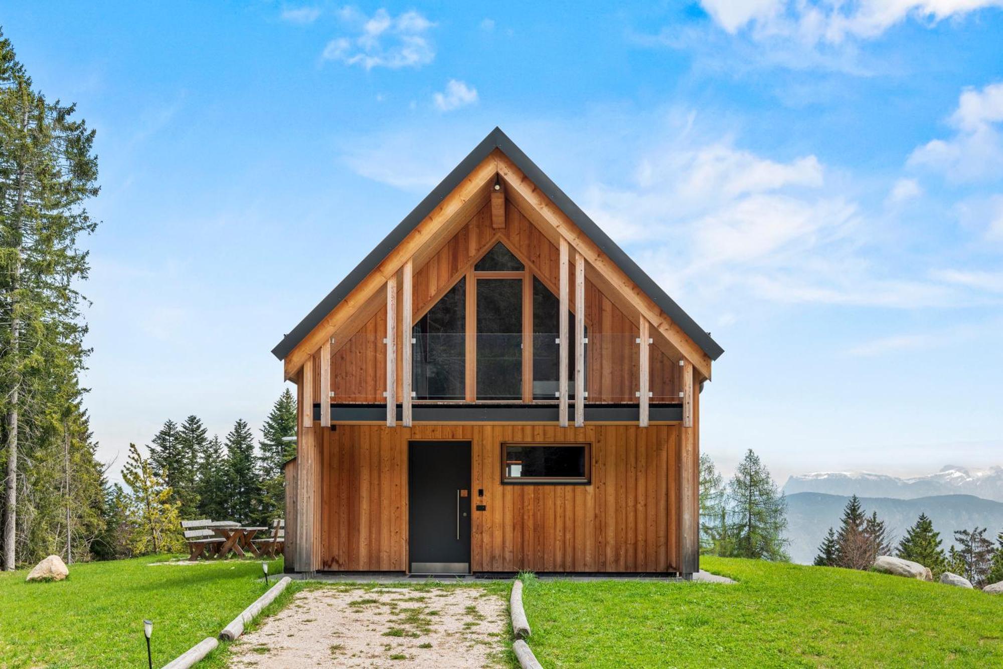 New Opening "Sissi Chalets" - Unique Luxury Hideaway With Mountain View & Sauna Mendola Exteriör bild